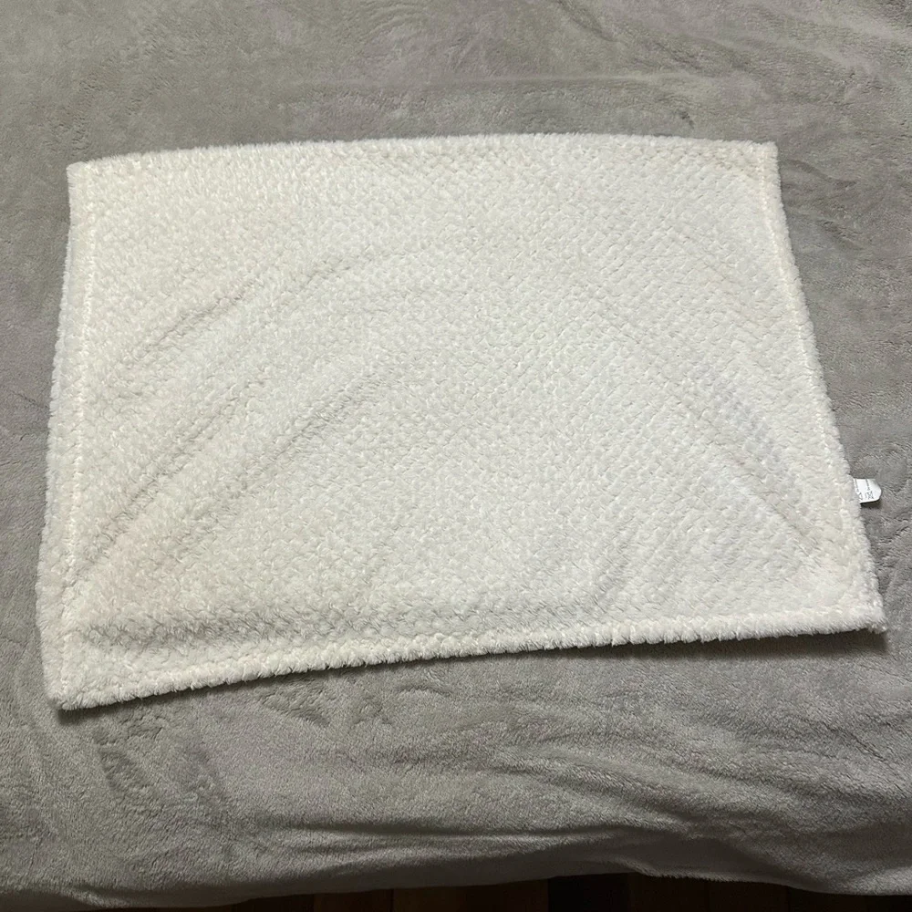 Cozy White Fuzzy Blanket